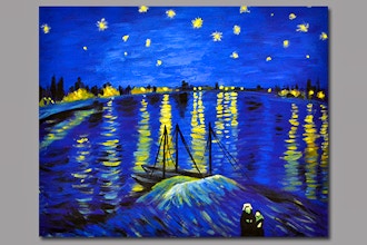 BYOB Painting: Starry Night Over the Rhone (Astoria)